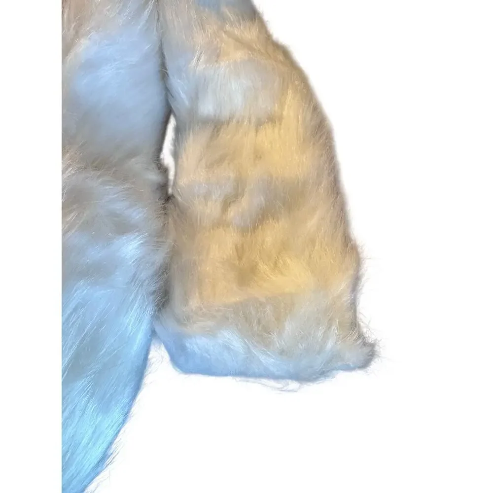 Pier One Faux Fur Garland 69” – White Wedding Decor | Luxe Winter Holiday Accent